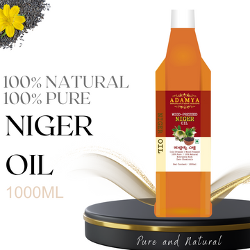 Wood Pressed Niger Seed Oil _ 100% Natural, 100% Pure and chemical free